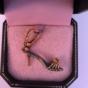 Juicy Couture gold heel charm
